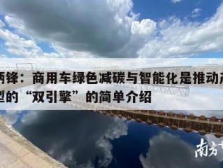 付炳锋：商用车绿色减碳与智能化是推动产业转型的“双引擎”的简单介绍